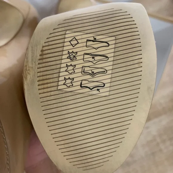 Michael Kors Nude Peep Toe Heels - Picture 9 of 10